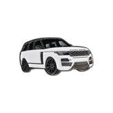 White SUV Car Enamel Pin – Modern Vehicle Badge