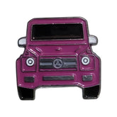 Pink G-Wagon Car Enamel Pin – Luxury Car Lover Badge