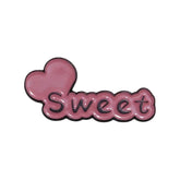 “Sweet” Heart Enamel Pin – Cute Love Aesthetic Badge