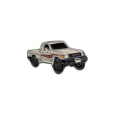 Vintage Pickup Truck Enamel Pin – Classic Vehicle Badge