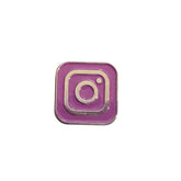 Instagram Logo Metal Sticker for Phone & Laptop – Premium 3D App Icon Emblem | UAE