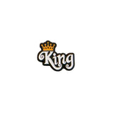 King Crown Metal Sticker – Luxury Royal King Badge for Phone, Laptop & Car | Premium 3D Sticker UAE