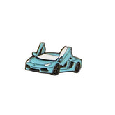 Luxury Sports Car Metal Sticker – Supercar Door Style Design for Laptop, Car & Phone