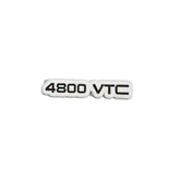4800 VTC Metal Sticker – Car Engine Badge Style Sticker for Auto Enthusiasts