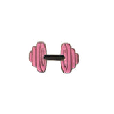 Pink Dumbbell Sticker – Fitness Gym Aesthetic Premium Design