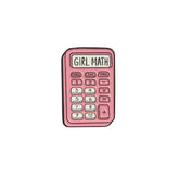 Calculator Enamel Pin – Study & Office Aesthetic Badge