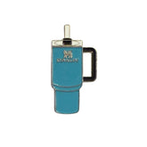 Travel Mug Enamel Pin – Coffee Lover Lifestyle Badge