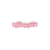 “Cherry Girl” Enamel Pin – Cute Feminine Aesthetic Badge