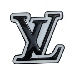 LV Logo Enamel Pin – Designer Fashion Badge