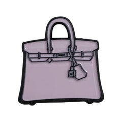 Designer Handbag Enamel Pin – Chic Fashion Badge
