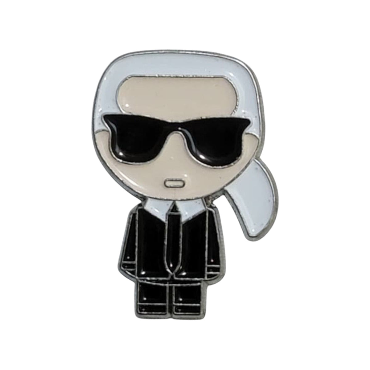 Stylish Character Enamel Pin – Fashion Icon Badge