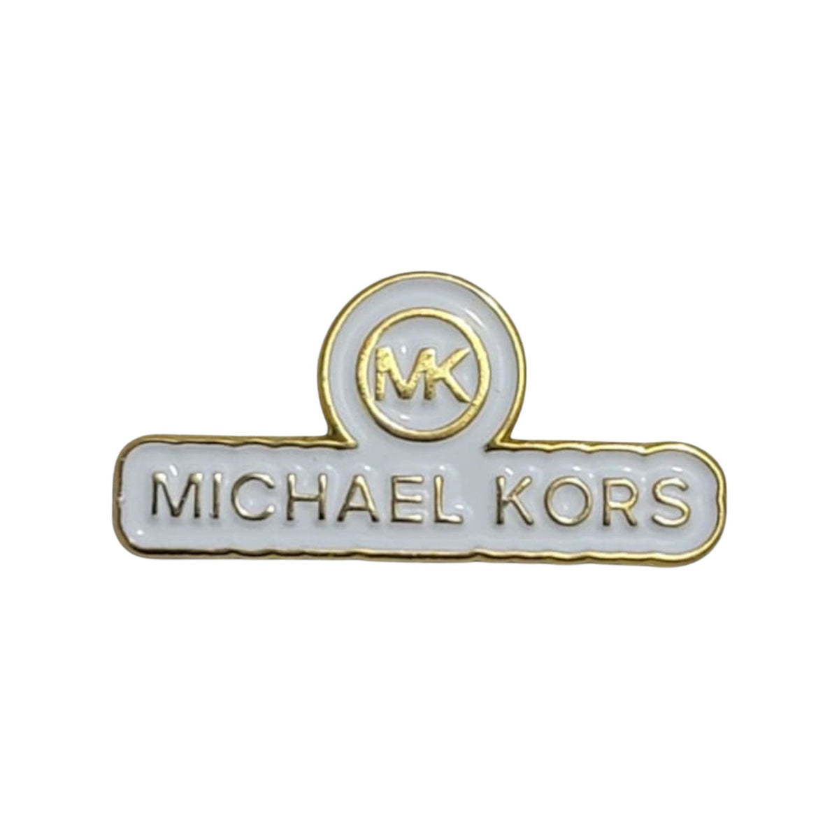 Michael Kors Logo Enamel Pin – Designer Brand Badge