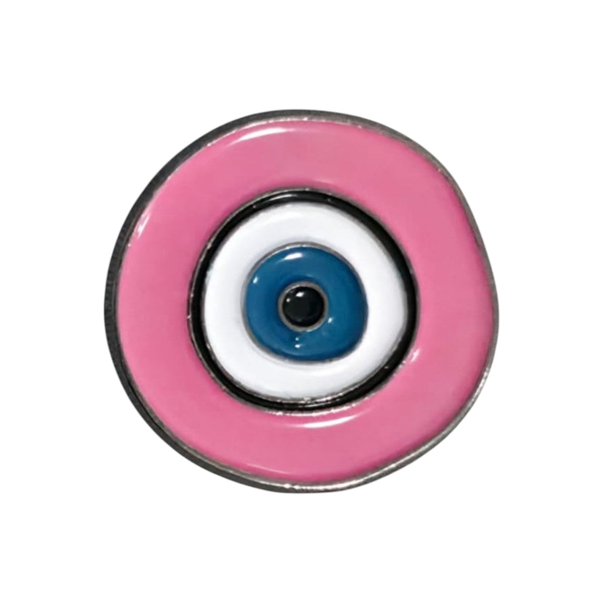 Evil Eye Enamel Pin – Protection Symbol Aesthetic Badge