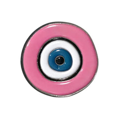 Evil Eye Enamel Pin – Protection Symbol Aesthetic Badge