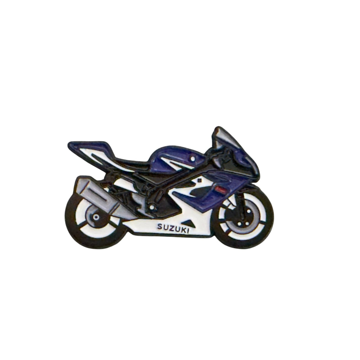 Suzuki Sport Bike Metal Logo Sticker for Phone & Laptop – Premium 3D Emblem | UAE