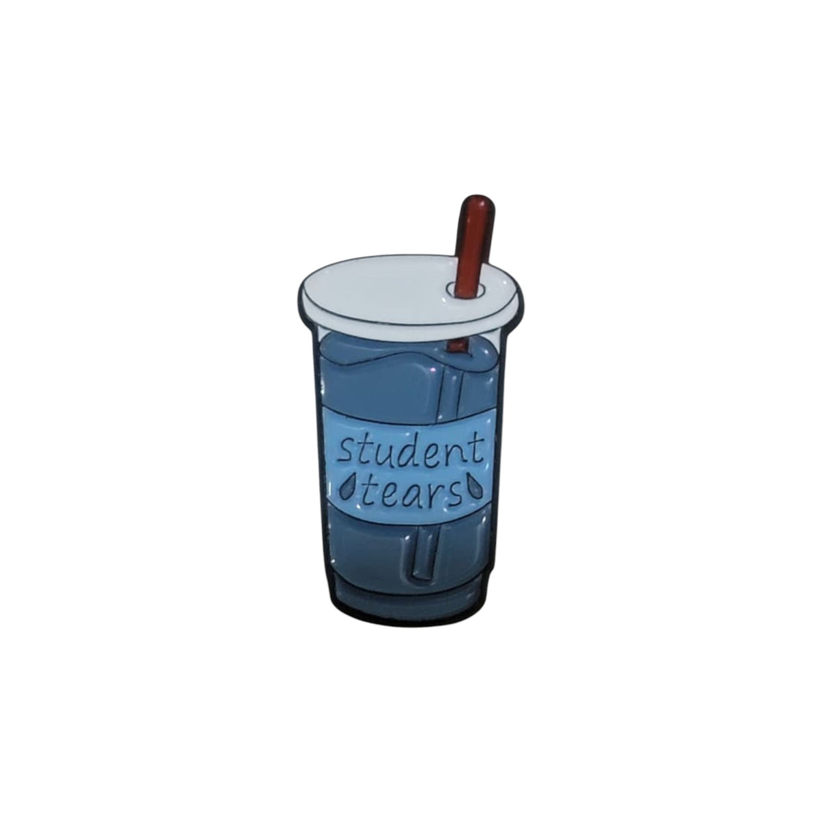 Iced Drink Cup Enamel Pin – Cool Beverage Aesthetic Badge
