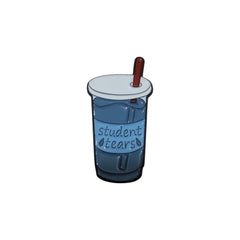 Iced Drink Cup Enamel Pin – Cool Beverage Aesthetic Badge