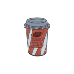 Coffee Cup Enamel Pin – Café Lover Badge