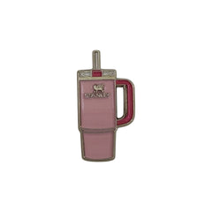 Travel Mug Enamel Pin – Daily Coffee Lifestyle Badge