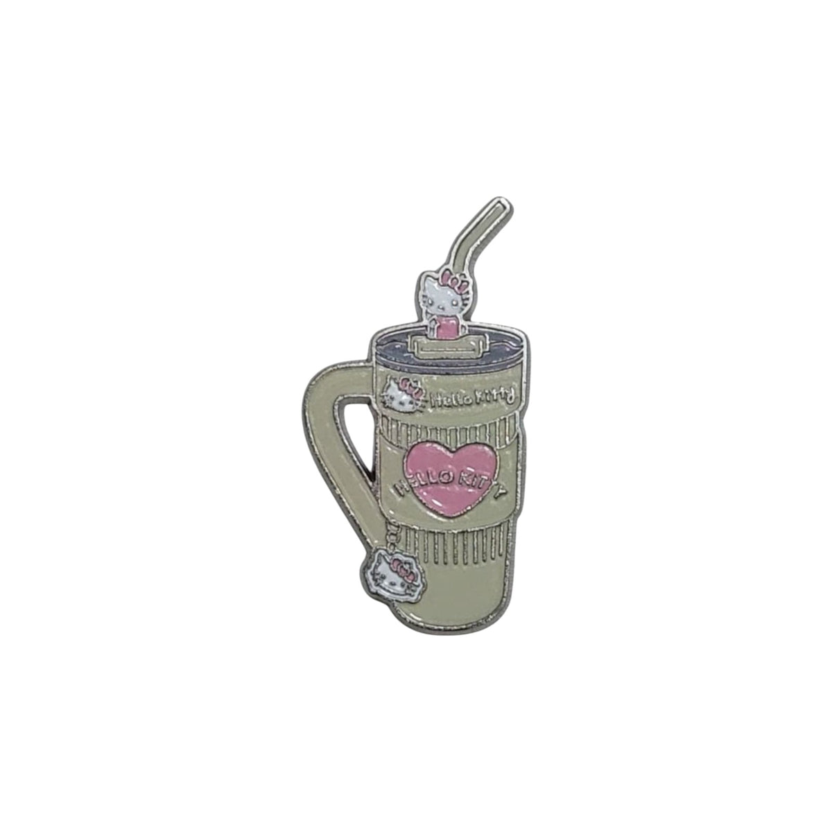 Smoothie Cup Enamel Pin – Healthy Lifestyle Badge