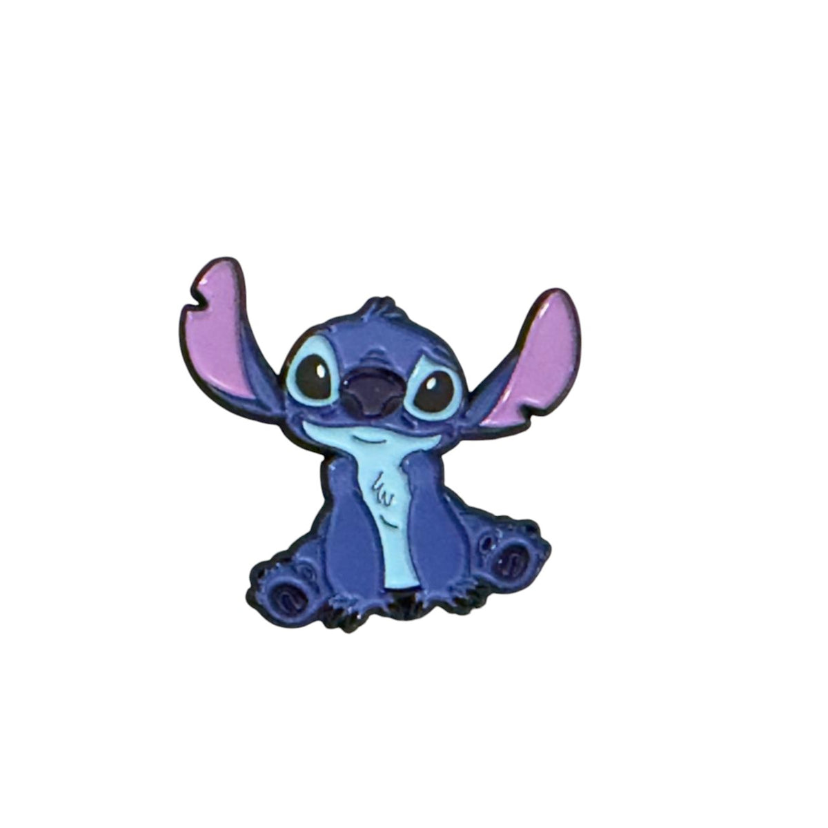 Cute Stitch Metal Logo Sticker for Phone & Laptop – Premium 3D Cartoon Emblem | UA