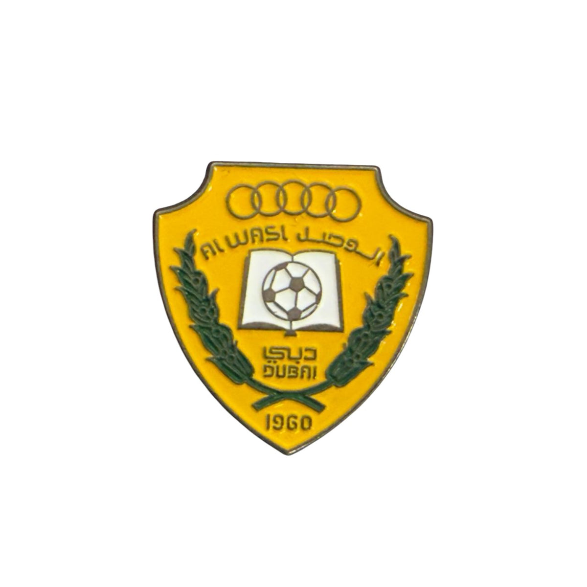 Al Wasl FC Metal Logo Sticker for Phone, Laptop & Car – Premium 3D Football Emblem | Dubai UAE