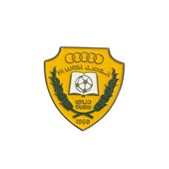Al Wasl FC Metal Logo Sticker for Phone, Laptop & Car – Premium 3D Football Emblem | Dubai UAE