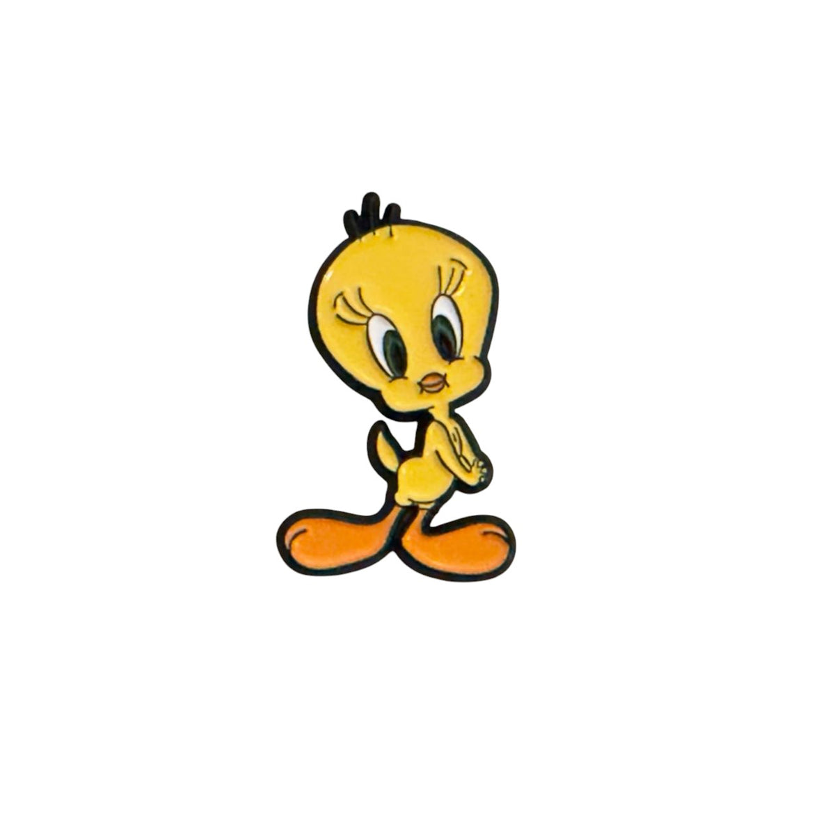 Cute Tweety Bird Metal Sticker for Phone & Laptop – Premium 3D Cartoon Emblem | UAE