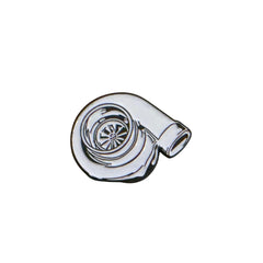 Turbo Charger Metal Sticker for Car, Phone & Laptop – Premium 3D Performance Emblem | UAE