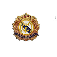 Real Madrid Metal Sticker Badge – 3D Football Club Logo for Car, Laptop & Phone | Premium Madrid Fan Accessory
