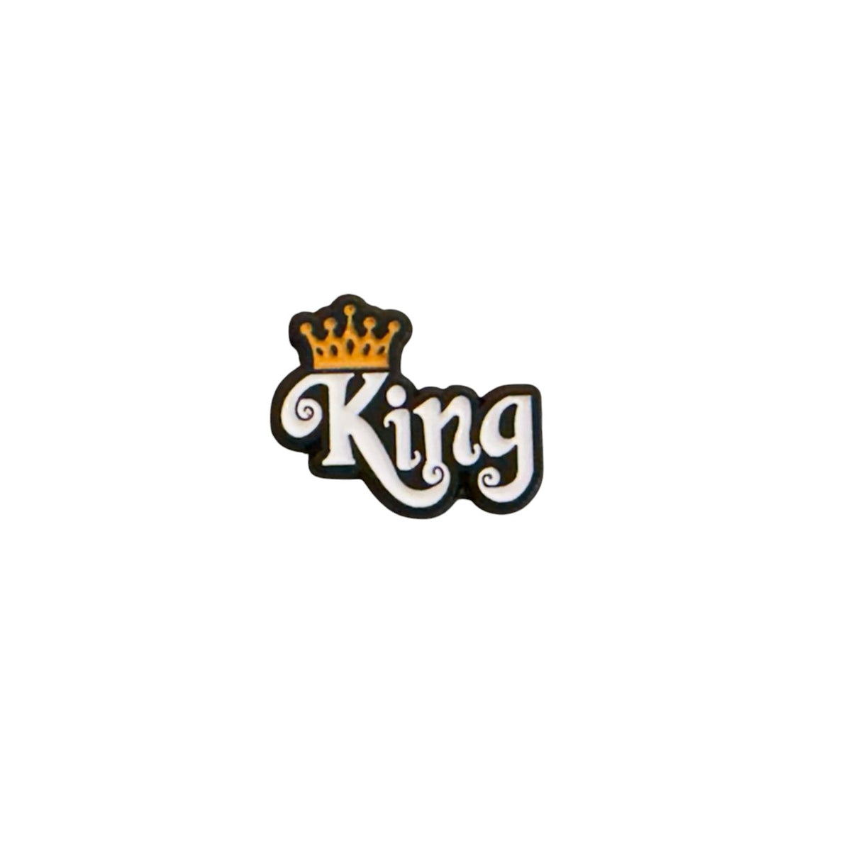 King Crown Metal Sticker – Luxury Royal King Badge for Phone, Laptop & Car | Premium 3D Sticker UAE