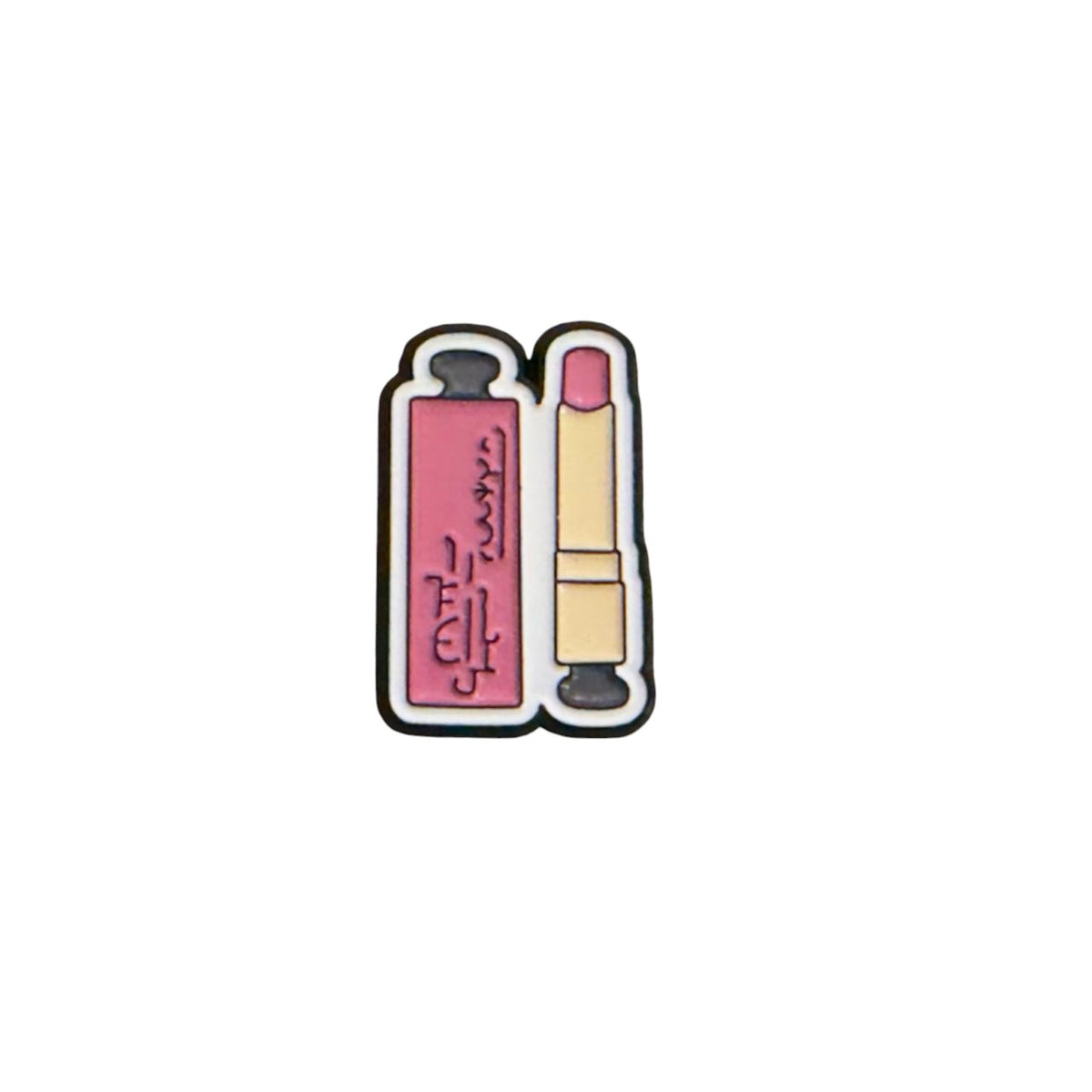 Perfume & Lipstick Metal Sticker – Cute Beauty 3D Badge for Phone, Laptop & Car | Aesthetic UAE