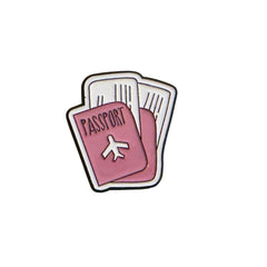 Travel Passport Metal Sticker – Airplane Passport 3D Badge for Phone, Laptop & Luggage | Travel Lover UAE