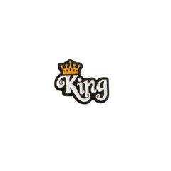 King Crown Metal Sticker – Luxury Royal King Badge for Phone, Laptop & Car | Premium 3D Sticker UAE