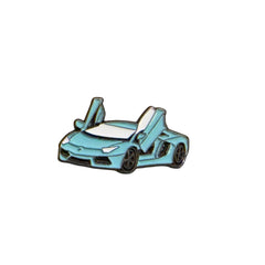 Luxury Sports Car Metal Sticker – Supercar Door Style Design for Laptop, Car & Phone