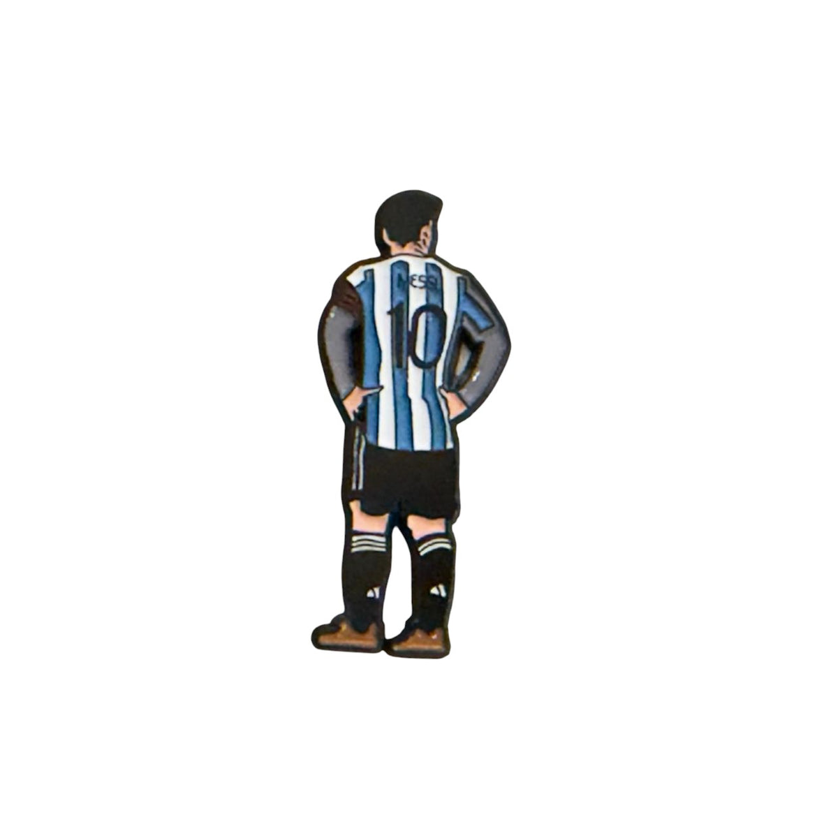 Messi Argentina No.10 Sticker – Football Legend Aesthetic Metal Decal