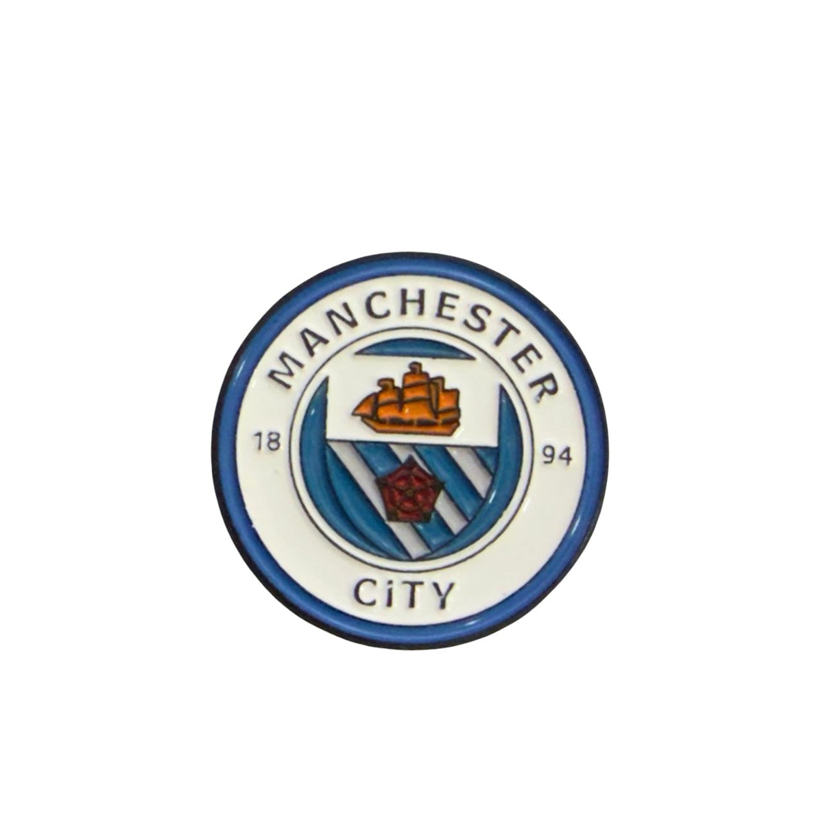 Manchester City Logo Sticker – Premium Football Club Metal Decal