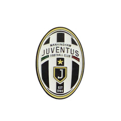 Juventus Logo Sticker – Premium Football Club Metal Badge Decal