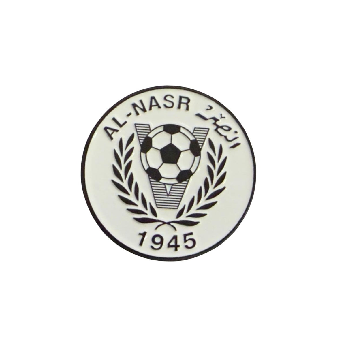 Al-Nasr FC Metal Sticker – Premium Football Club Badge for Phone, Laptop & Accessories