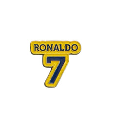 Ronaldo 7 Sticker – Football Fan Premium Enamel Badge