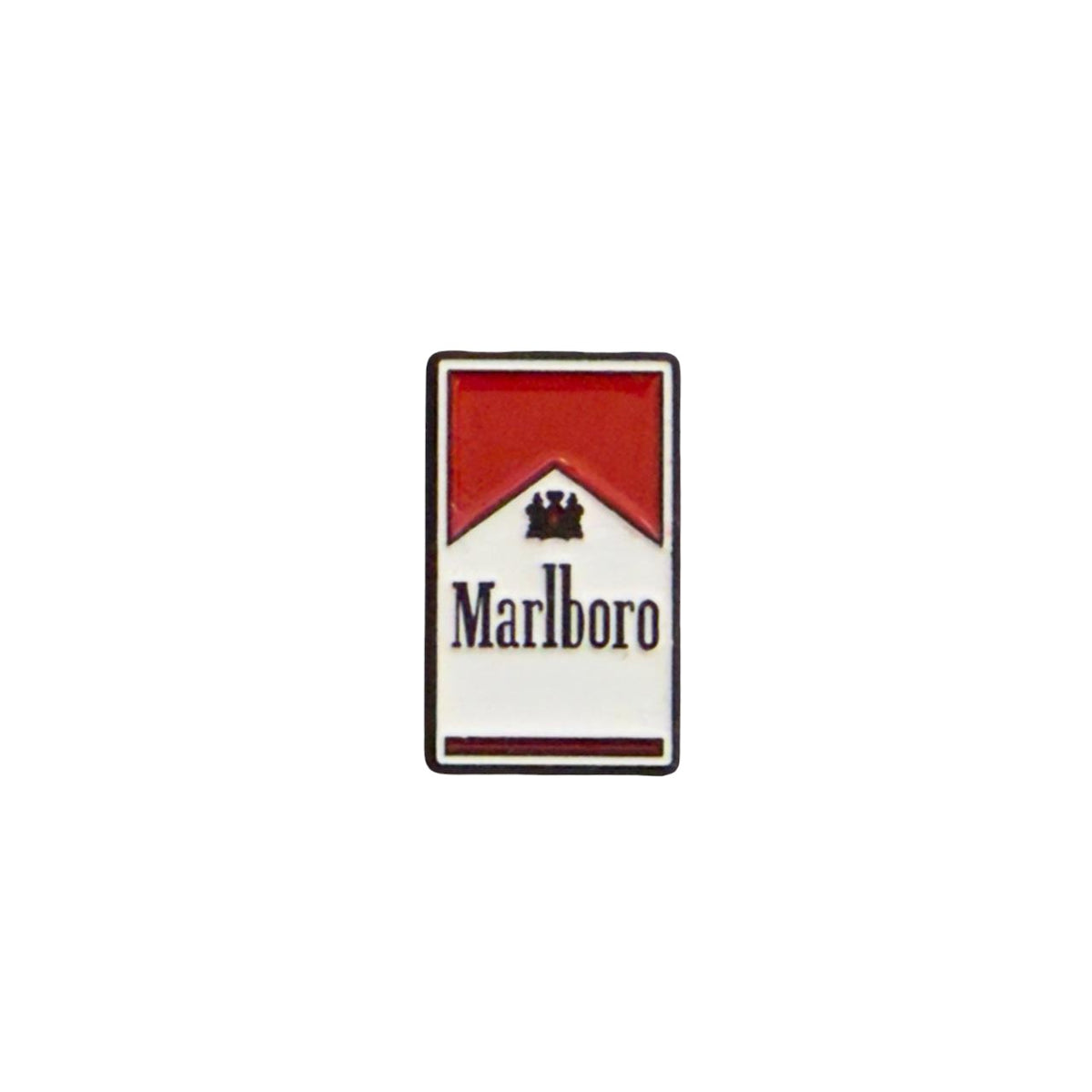 Vintage Cigarette Pack Style Enamel Pin – Retro Aesthetic Badge