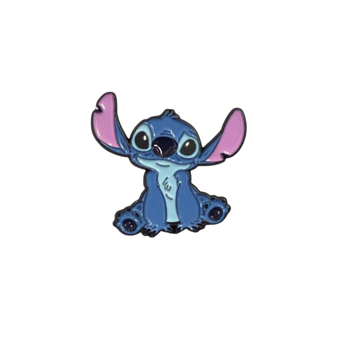 Cute Alien Sitting Enamel Pin – Chill Cartoon Badge