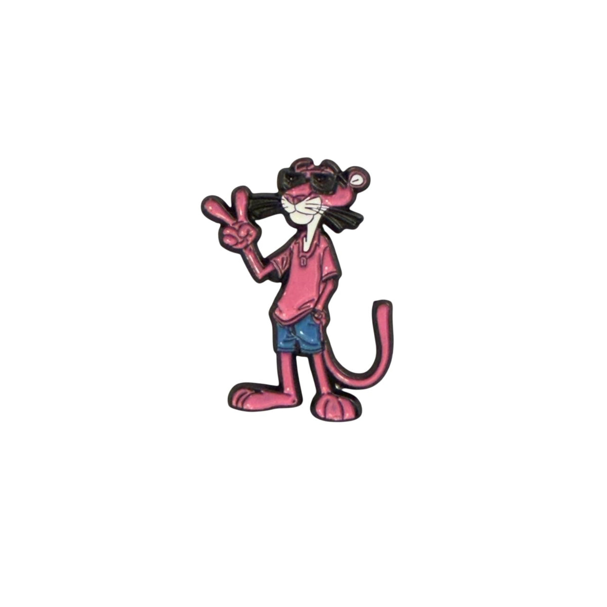 Pink Panther Enamel Pin – Classic Cartoon Aesthetic Badge