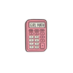 Calculator Enamel Pin – Study & Office Aesthetic Badge